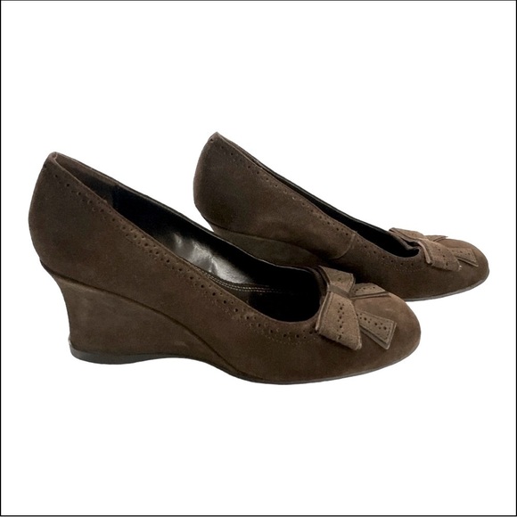 Contesa Brown Suede shoes size 8 - Picture 3 of 10